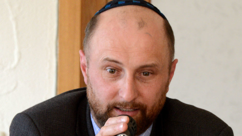 Landesrabbiner Yuriy Kadnykov sprach bei der pommerschen Emeriti-Rüste über Heimat.