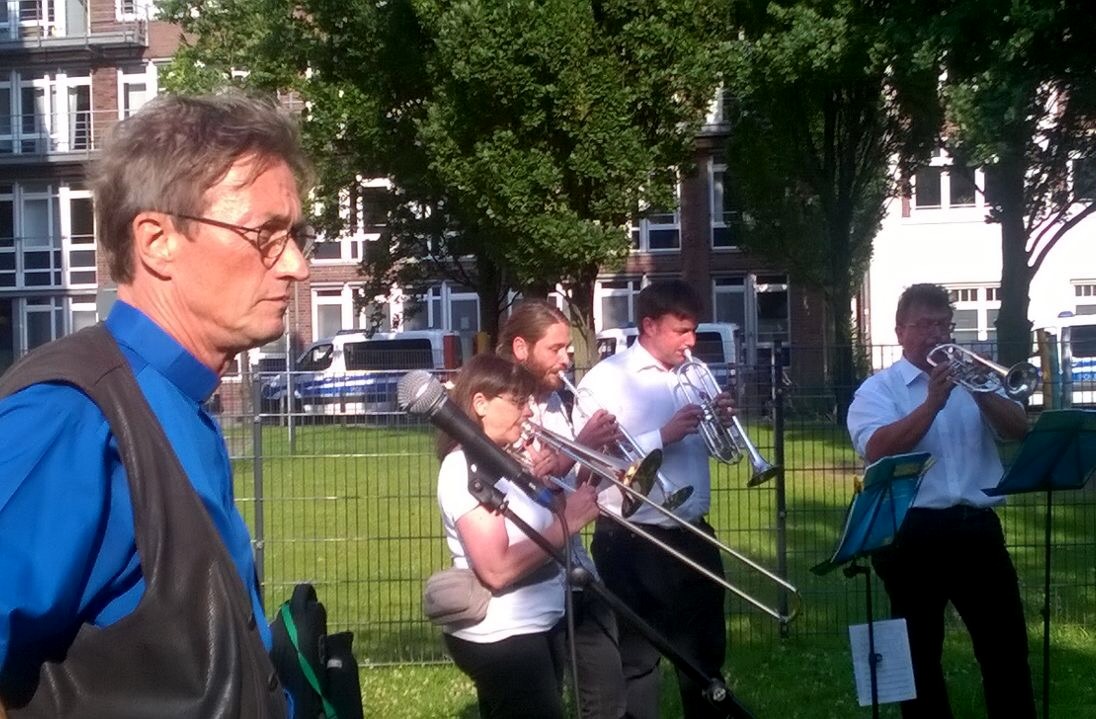 Der ehemalige Hauptpastor Christoph Störmer während der Andacht