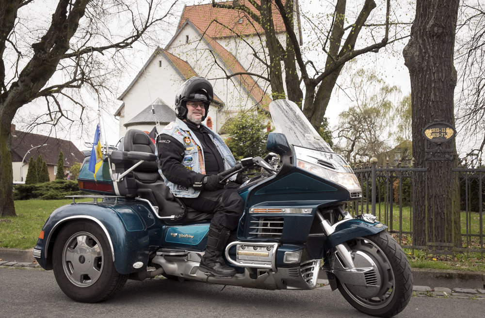 Image - Ein Seelsorger auf dem Motorrad