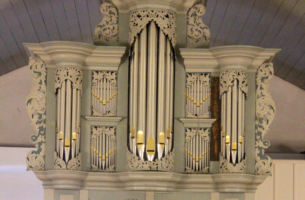 Frisch herausgeputzt: die Arp-Schnitger-Orgel von Grasberg