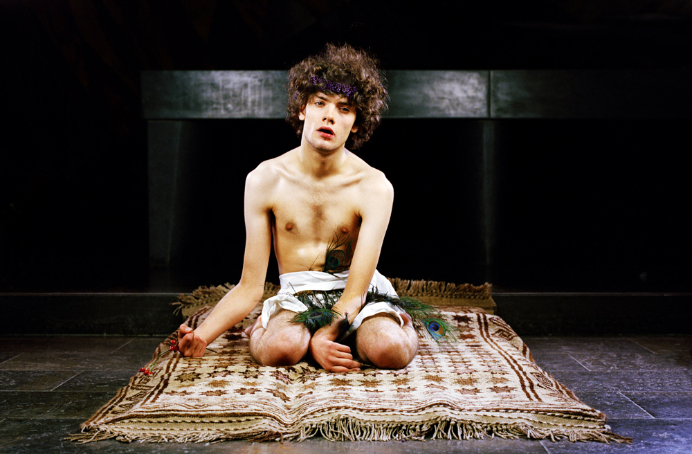 Foto-Modell Lukas beim Shooting