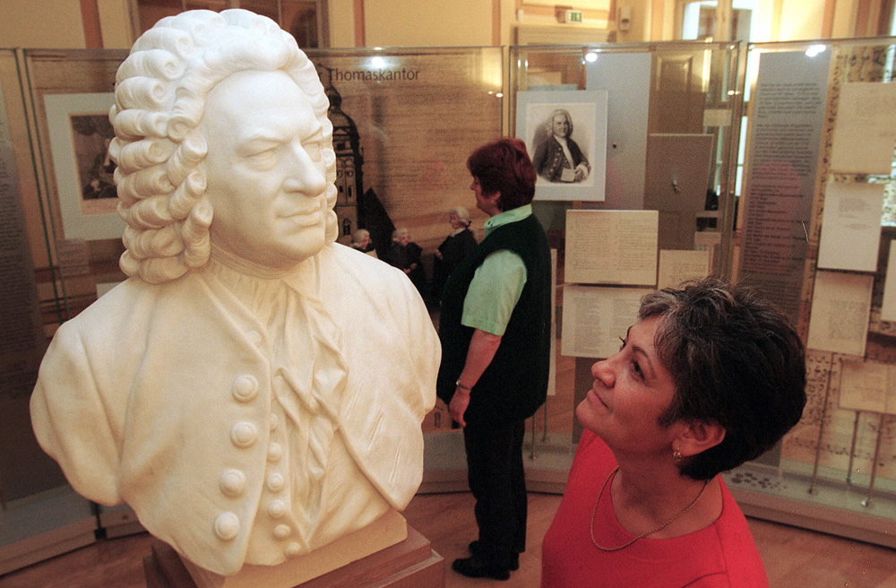 Büste des Komponisten im Leipziger Bach-Museum