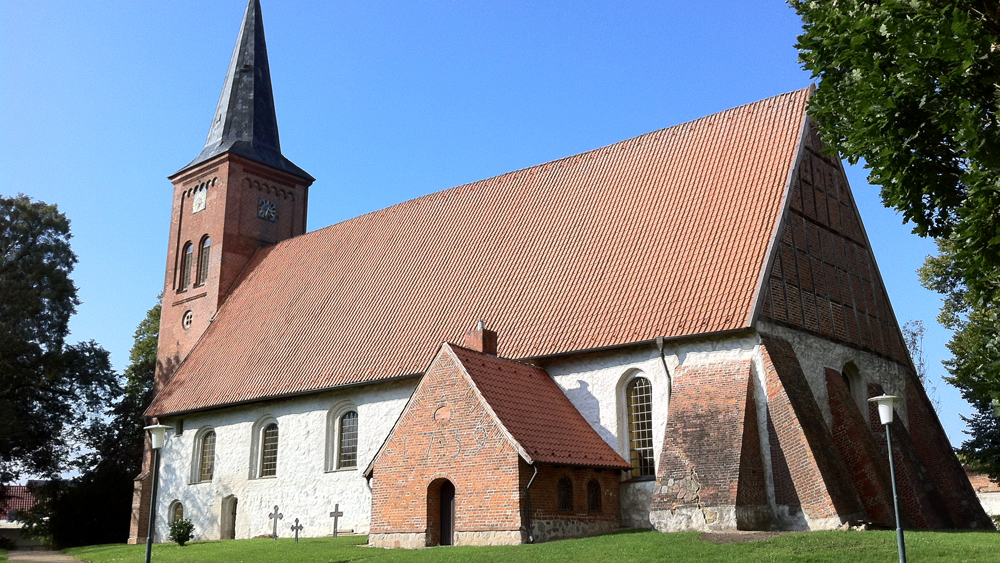 Die St. Jacobi-Kirche in Bornhöved