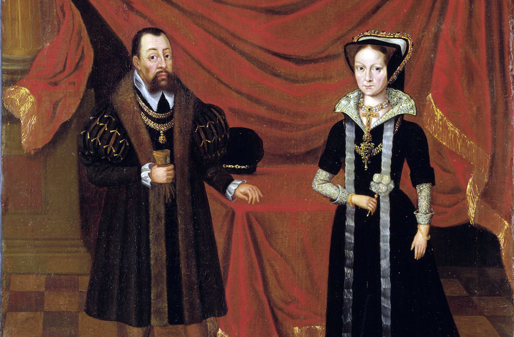Herzogin Elisabeth von Calenberg-Goettingen mit ihrem Ehemann Herzog Erich I. von Braunschweig-Lüneburg