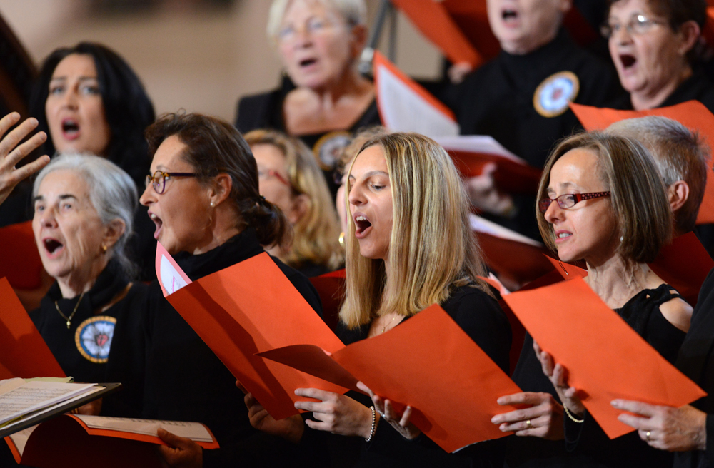 Aus vollem Herzen werden die Chöre in Lübeck singen