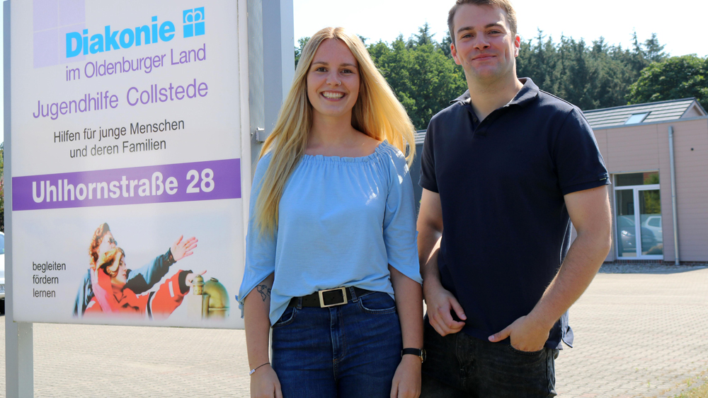 Ayleen Henschel und Timo Zieseniß studieren und arbeiten gleichzeitig