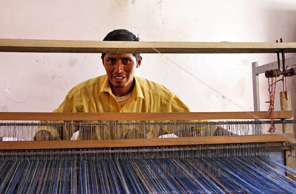 Zu fairen Konditionen darf dieser Betrieb aus La Paz (Bolivien) seine Textilien verkaufen