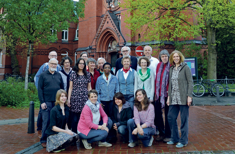 Der Chor probt bis zum Auftritt am Karfreitag