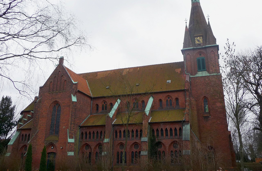 Die St. Nikolai-Kirche in Hamburg-Finkenwerder wird erneuert