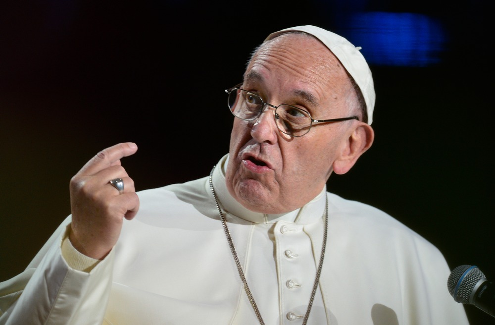 Papst Franziskus beim gemeinsamen Gottesdienst zum Reformationsjubiläum im schwedischen Lund