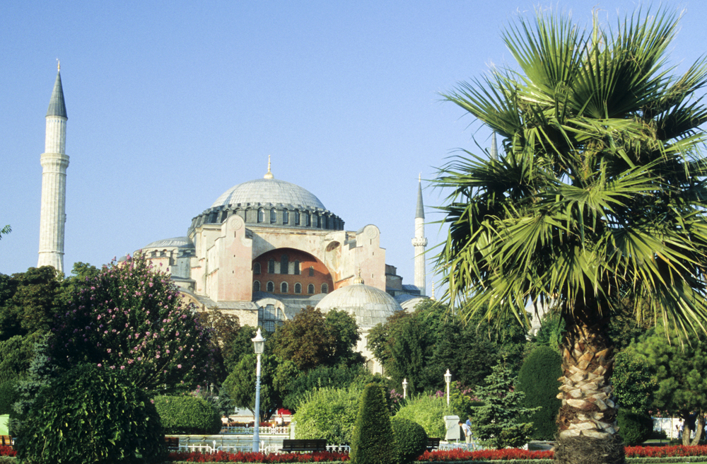 Blick auf die Hagia Sophia von Istanbul. In unmittelbarer Nähe fand der Anschlag statt (Archivbild)