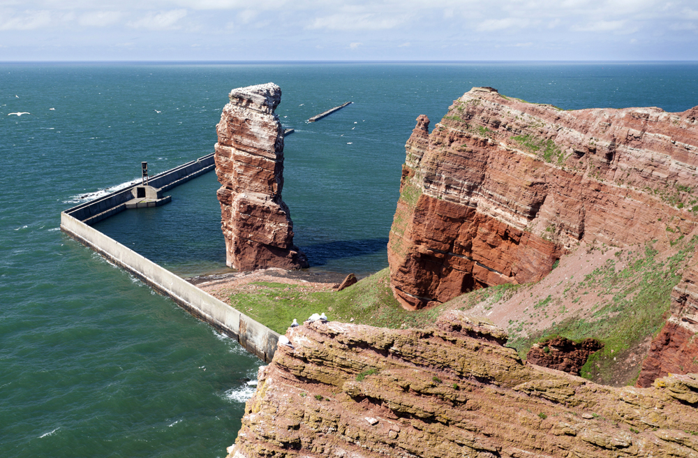 Blick auf Helgoland mit der Langen Anna