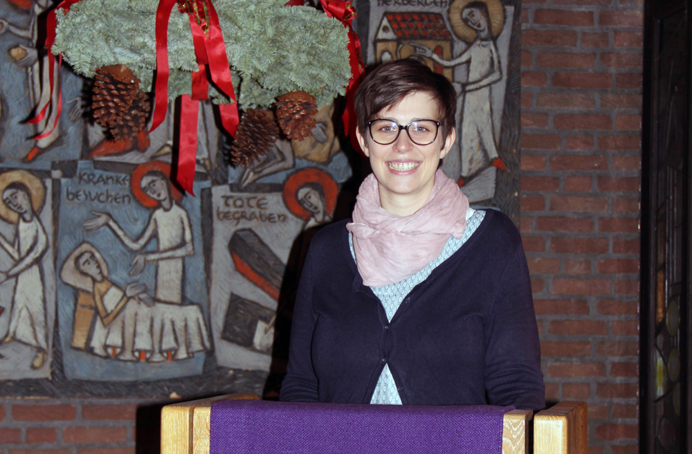 Jennifer Battram-Arenhövel freut sich auf ihre erste Weihnachtspredigt als Pfarrerin