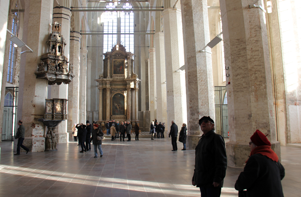 Die frisch sanierte Kulturkirche St. Jakobi in Stralsund