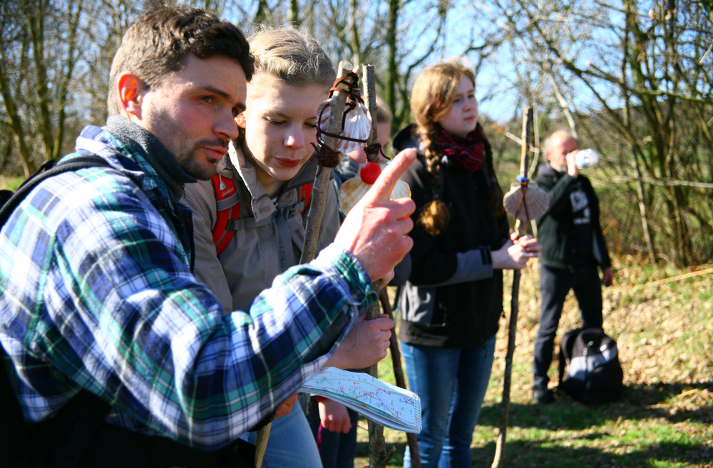 Image - Hier pilgern Jugendliche durchs Land
