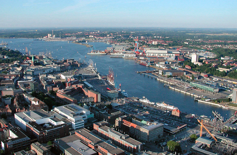 Blick auf die Kieler Förde