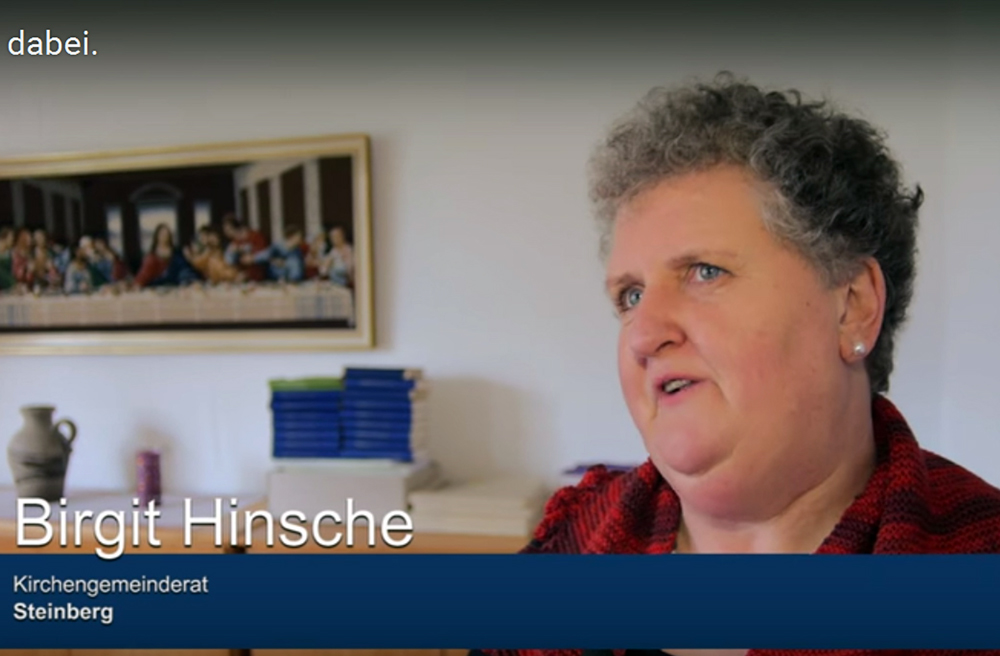 Birgit Hinsche wirbt in dem Spot für die Gemeinderatswahlen