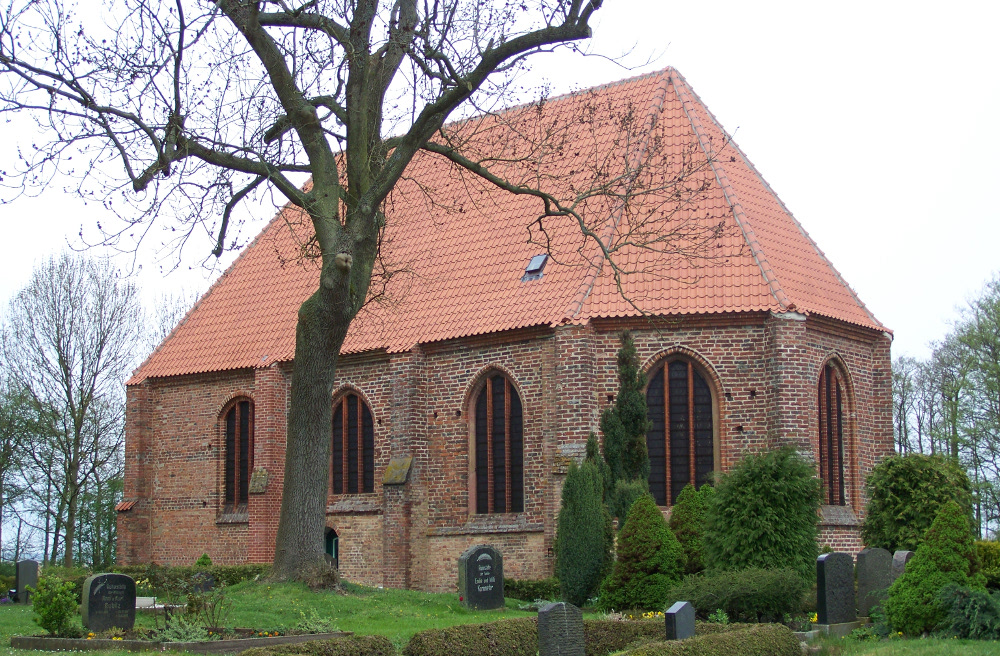 Die ehemalige Wallfahrtskapelle St. Ewald in Bodstedt.