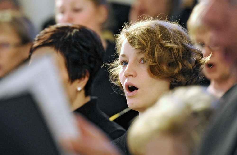 Ein Chor in Aktion – leider nur ein Archivbild