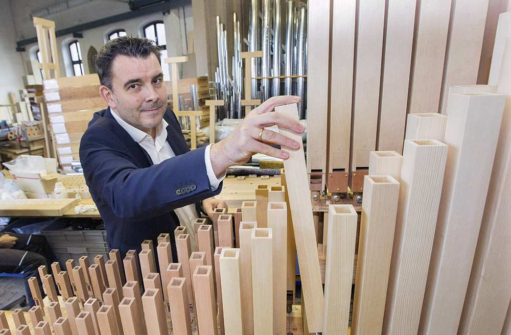 Philipp Klais und sein Team bauen die Orgel für die Elbphilharmonie