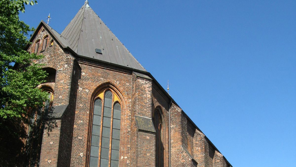 Der Chor der früheren Klosterkirche in Wismar