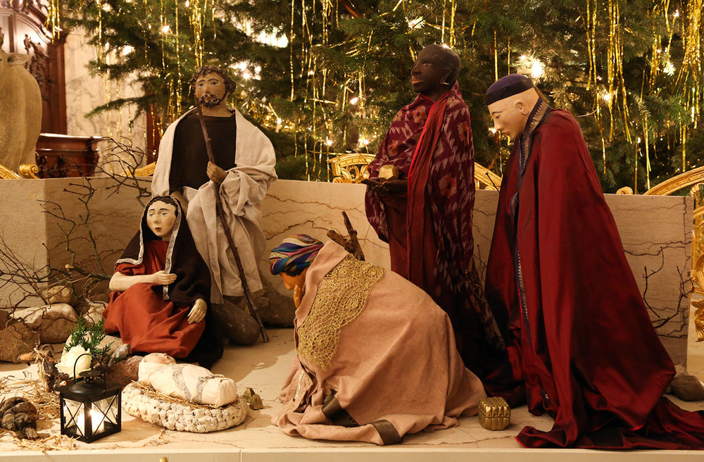 Im Michel werden Krippenandachten gefeiert