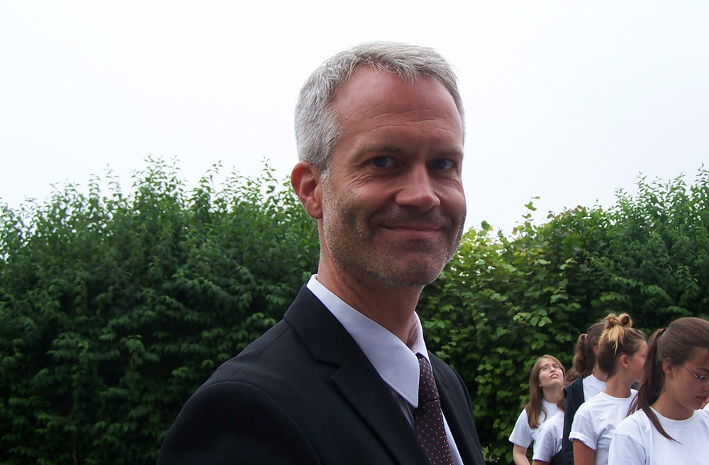 Der Rostocker Kirchenmusikdirektor Markus Johannes Langer