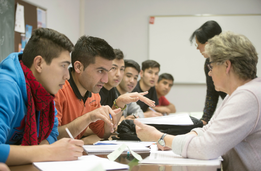Auch Unterricht gehört zum neuen Hamburger Projekt