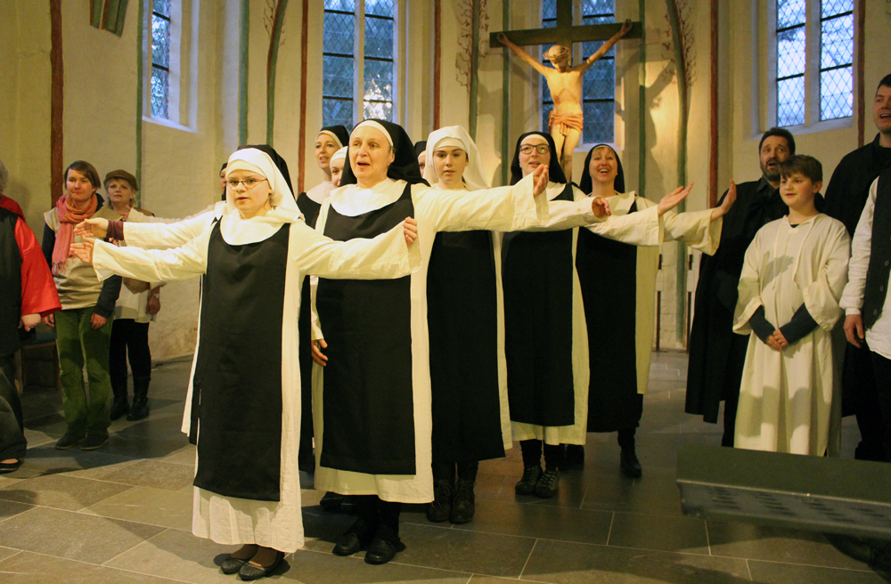 Peppige Tanzchoreografien bestimmen das Musical "Katharina Lutherin"