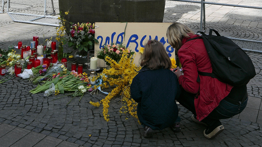 "Warum?" fragten die Menschen am Ort der Amokfahrt in Münster