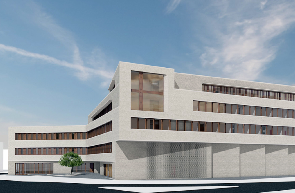 So soll das neue Kirchenkreiszentrum aussehen