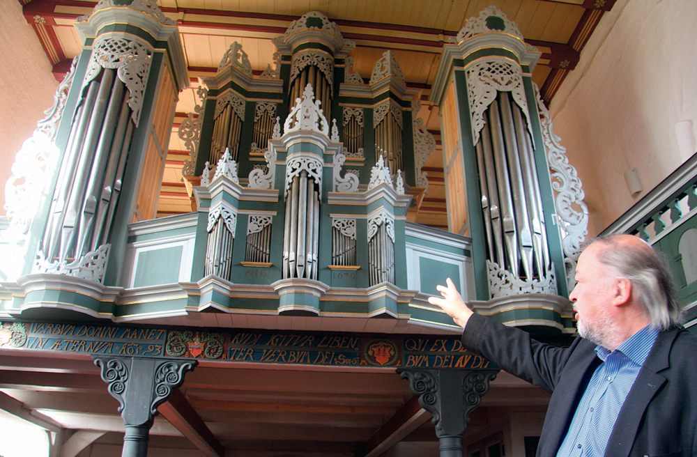 Die Arp-Schnitger-Orgel in der Johanniskirche sieht schon wieder fast so aus wie vor 300 Jahren