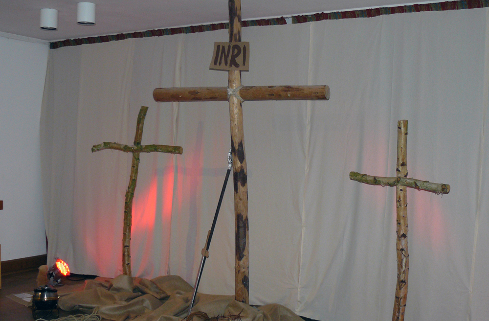 Der Raum der Kreuzigung