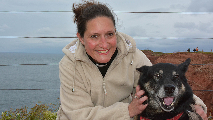 Pastorin Pamela Hansen fühlt sich wohl auf Helgoland