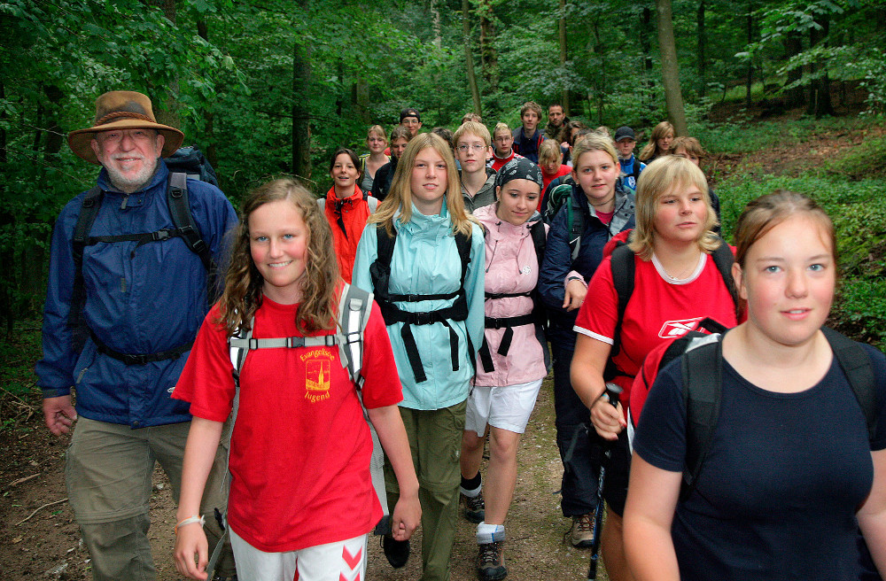 Der ökumenische Pilgerweg führt vom Kloster Volkenroda in Thüringen bis zum Kloster Loccum bei Nienburg.