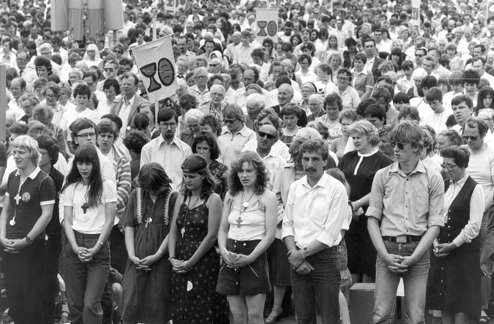 Evangelischer Kirchentag in Rostock 1988