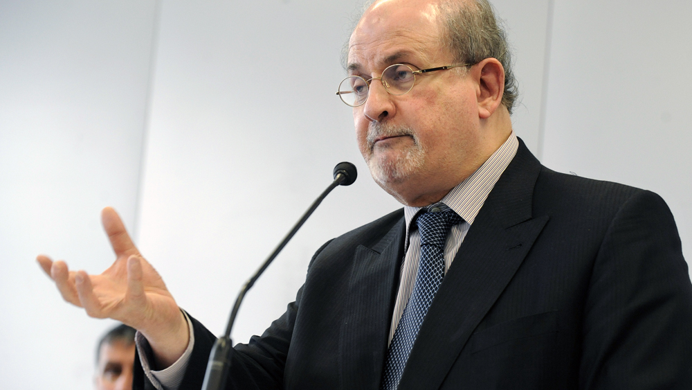 Salman Rushdie im Oktober 2015 auf der Frankfurter Buchmesse