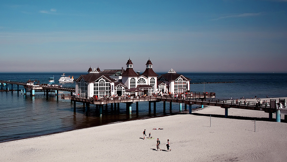 Die Seebrücke in Sellin auf Rügen