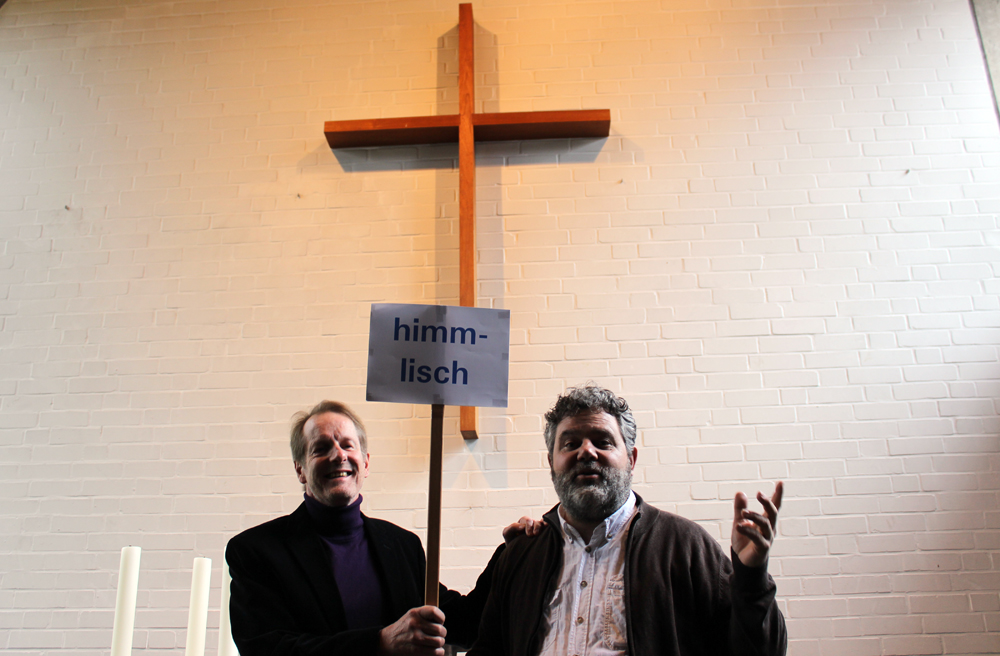 Organisatoren des Kirchen-Slams: Pastor Benedikt Kleinhempel (li.) und Karsten Lieberam-Schmidt