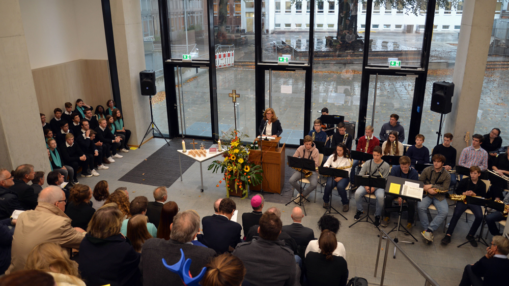 Einweihung im Atrium