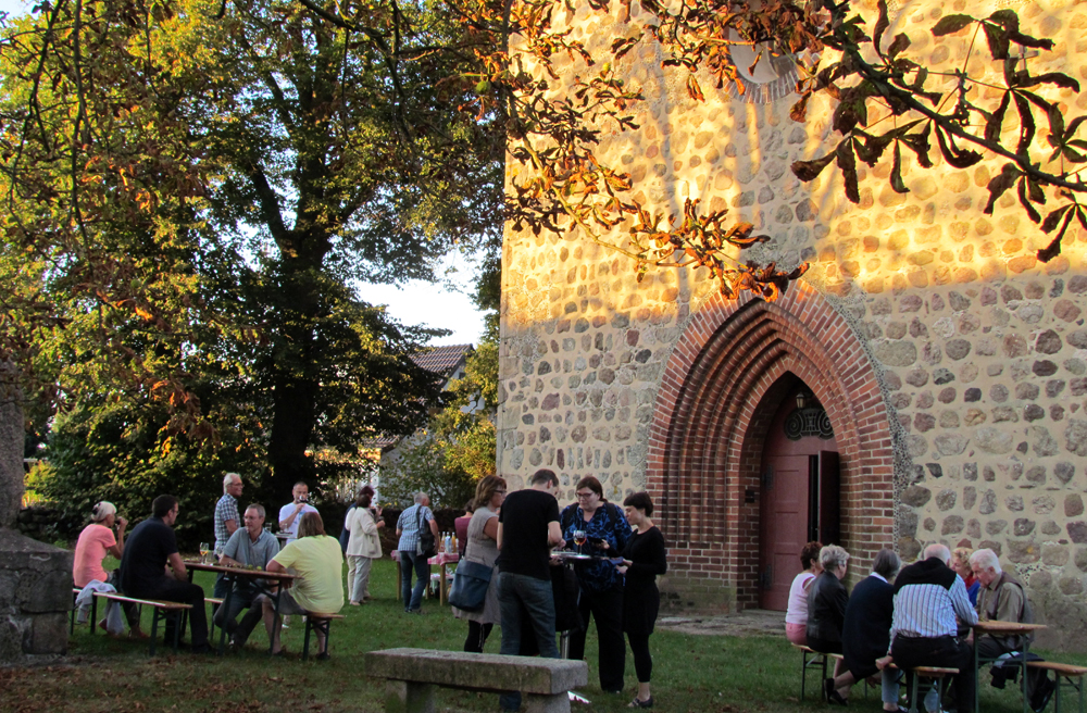 Buchstäblich über Gott und die Welt diskutierten die Besucher