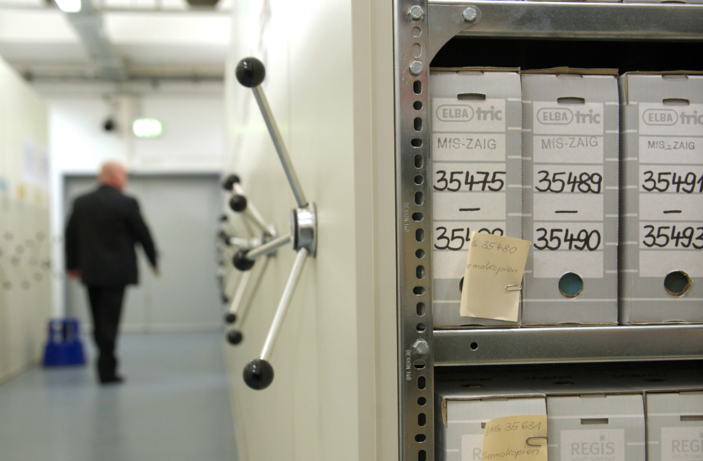 Blick in die Berliner Stasi-Unterlagen-Behörde