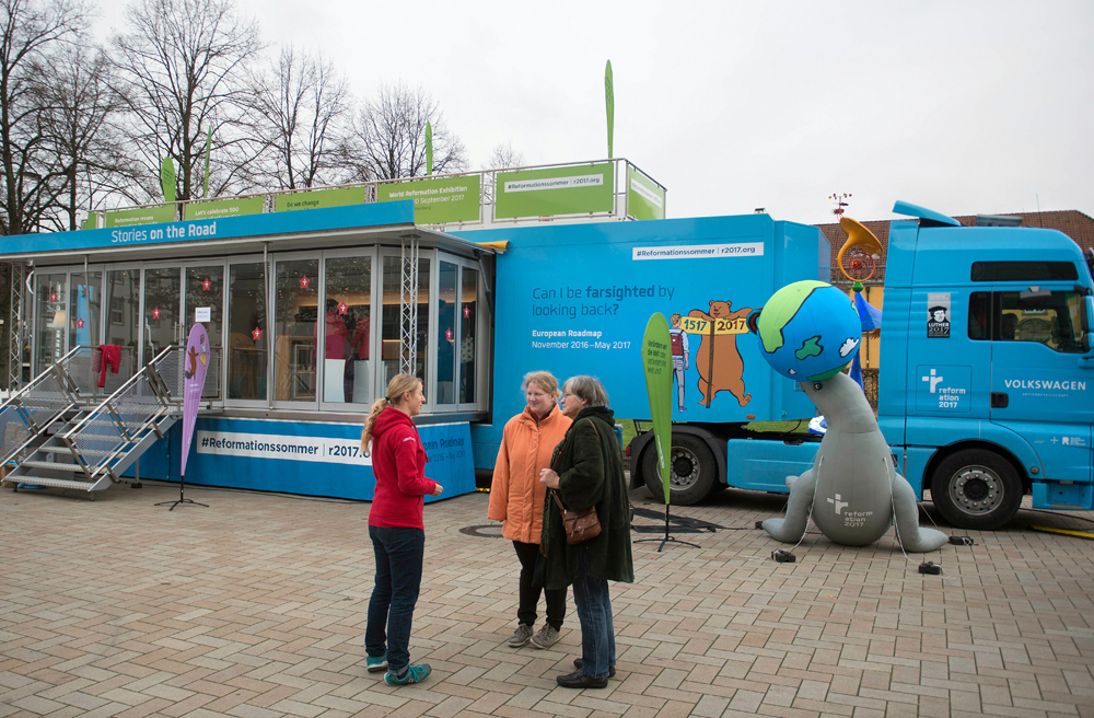 Der Reformations-Truck tour quer durch Europa