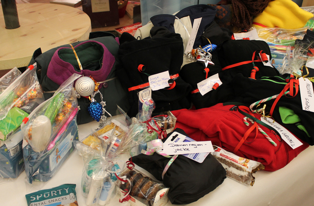 Die Hamburger gaben zahlreiche Spenden für die Obdachlosen