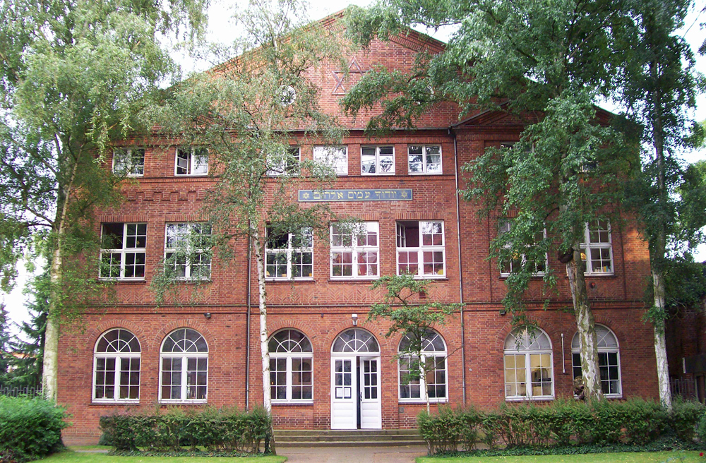 Blick auf die Lübecker Synagoge (Archiv)