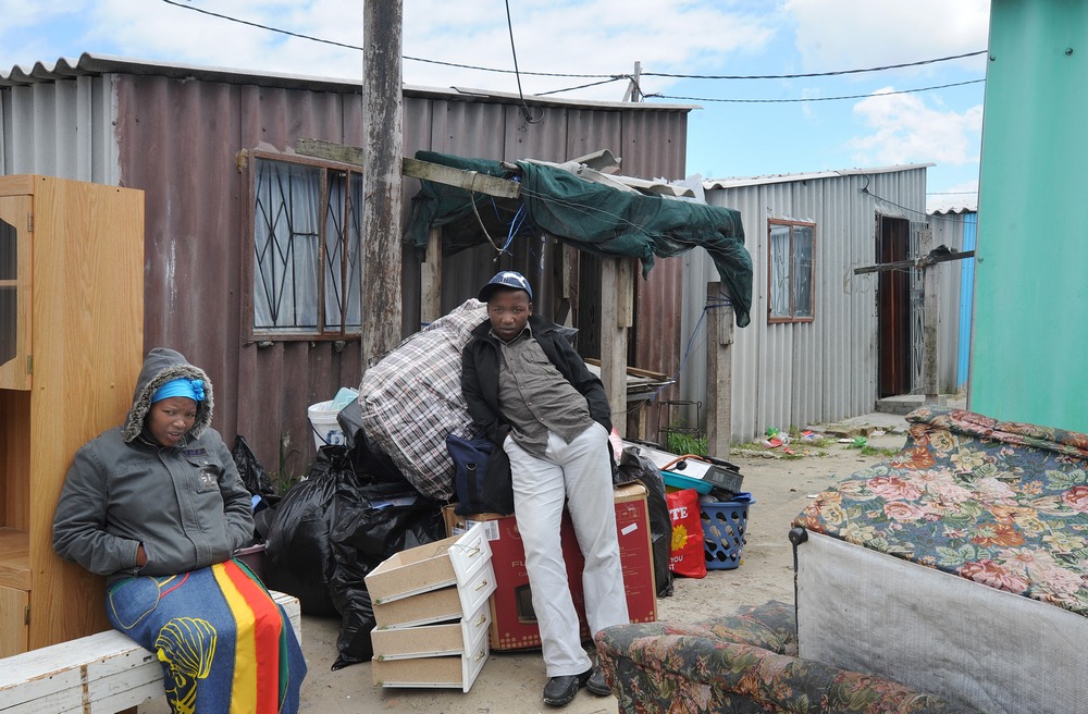 Alltag in einem Township nahe Kapstadt (Archivfoto)