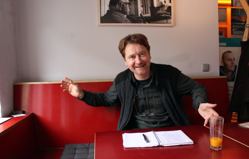 Autor Volker Pesch im Greifswalder Koeppenhaus