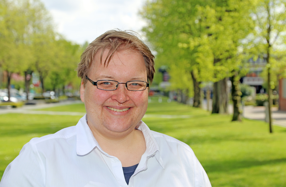 Die neue Tourismus-Pastorin Antje Wachtmann in Aurich