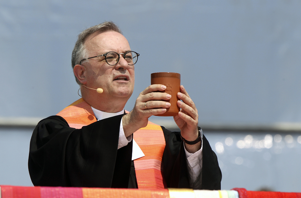 Abendmahl beim Kirchentag – bald mit weißem Portwein?