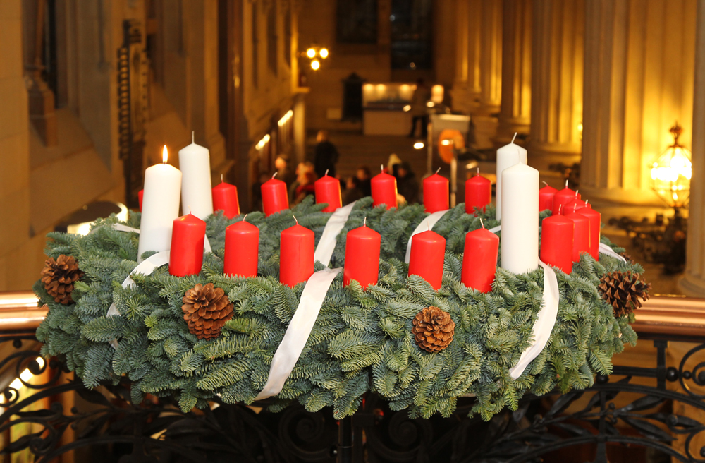 Eine Tradition: Wichernkranz im Hamburger Rathaus (Archivbild)